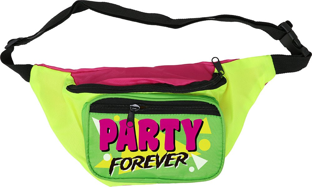 Neon 80S Heuptasje Groen - Partywinkel - 8434077272336