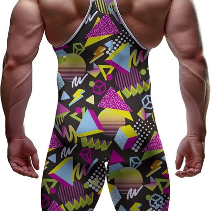 Neon 80S Jumpsuit Heren van Fiestas Guirca koop je bij Partywinkel