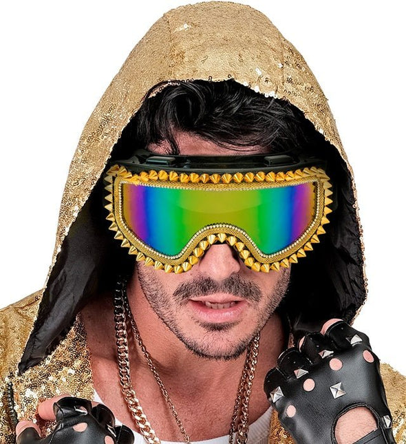 Neon 80S Skibril Holografisch van Widmann koop je bij Partywinkel