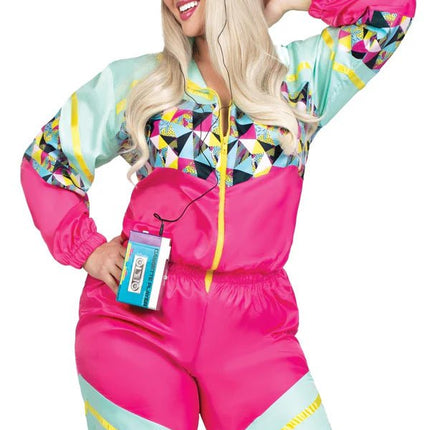 Neon 80S Trainingspak Fout Dames Leg Avenue - Partywinkel - 714718572802