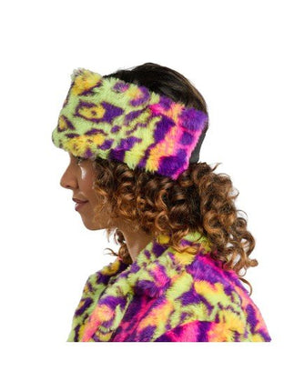 Neon Multicolor Hoofdband van CHAKS koop je bij Partywinkel