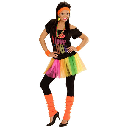 Neon Oranje Beenwarmers 2st van Widmann koop je bij Partywinkel