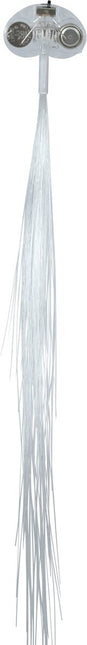 Neon Paarse Hair Extension Met Licht 30cm van Fiestas Guirca koop je bij Partywinkel