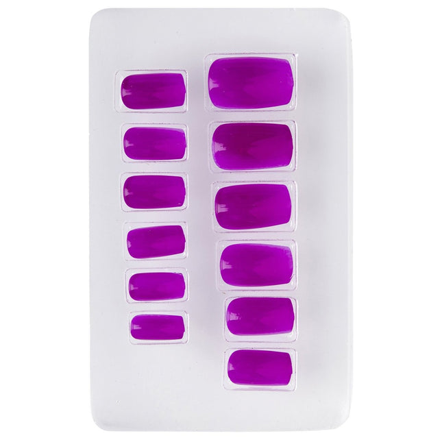Neon Paarse Nepnagels van Widmann koop je bij Partywinkel
