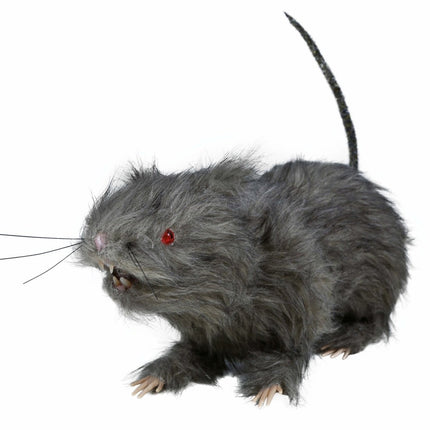 Nep Rat Met Licht 30cm van Fiestas Guirca koop je bij Partywinkel