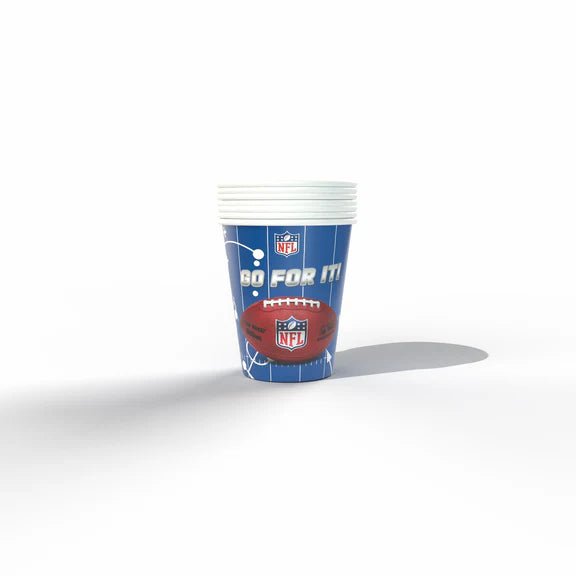 NFL Bekers Blauw Rood 250ml 6st van VDV Benefit koop je bij Partywinkel