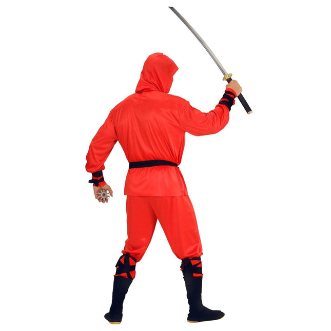 Ninja Kostuum Rood Heren van Widmann koop je bij Partywinkel