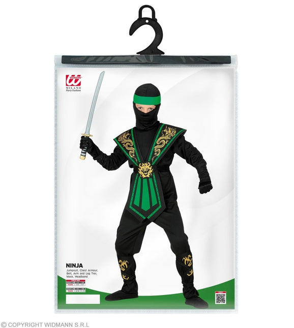 Ninja Pak Groen Jongen - Partywinkel - 8003558385157