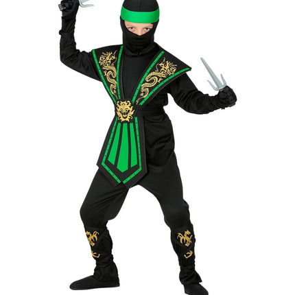 Ninja Pak Groen Jongen - Partywinkel - 8003558385157
