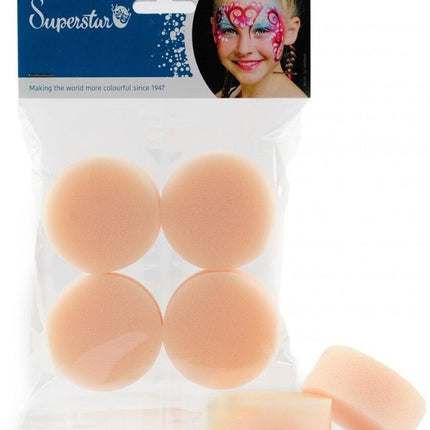 Nude Sponsje 4st van Superstar koop je bij Partywinkel