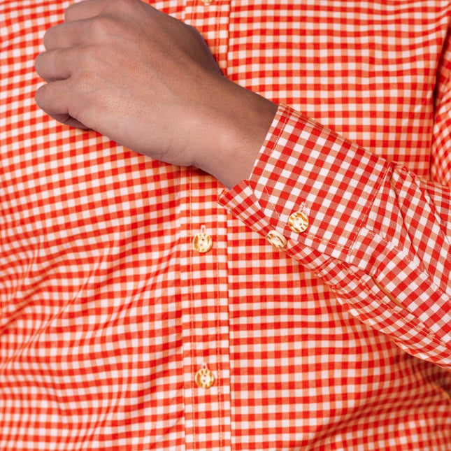 Oktoberfest Blouse Oranje Heren van Tannhauser koop je bij Partywinkel
