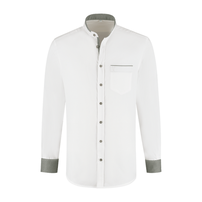 Oktoberfest Blouse Wit Heren van Haus Huberts koop je bij Partywinkel