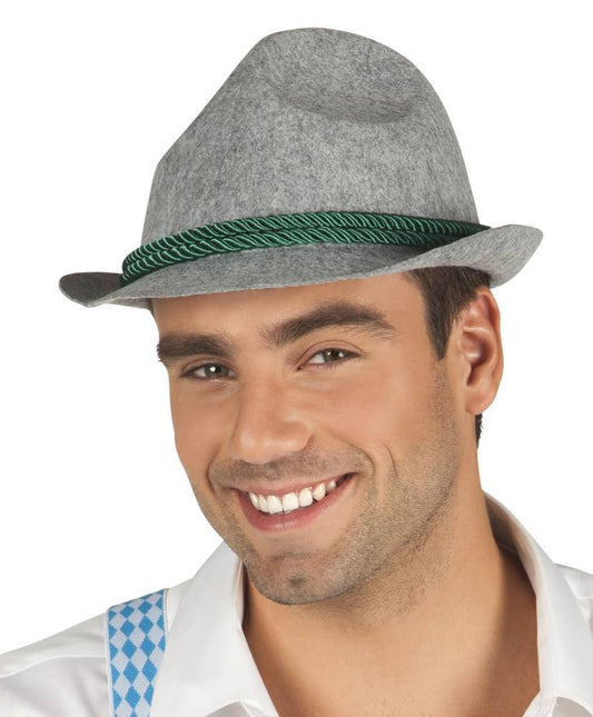 Oktoberfest Tiroler Hoed Groene Band van Boland koop je bij Partywinkel