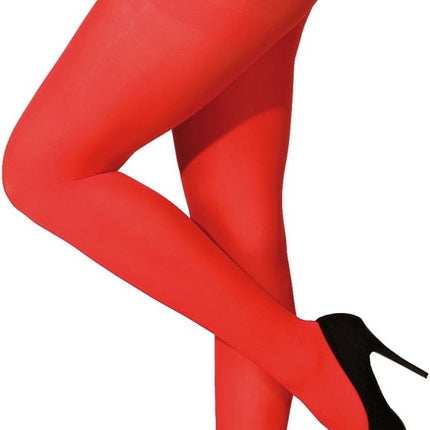 Ondoorzichtige Maillot – Rood Volwassen van Orlob koop je bij Partywinkel