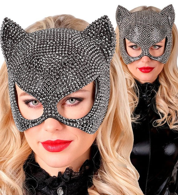 Oogmasker Kat Strass van Widmann koop je bij Partywinkel