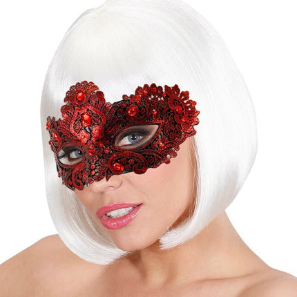 Oogmasker Theater Rood van Widmann koop je bij Partywinkel