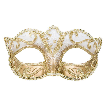 Oogmasker Venice Felina Goud van Boland koop je bij Partywinkel