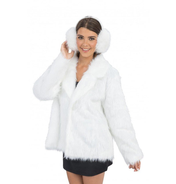 Oorwarmers Wit van CHAKS koop je bij Partywinkel