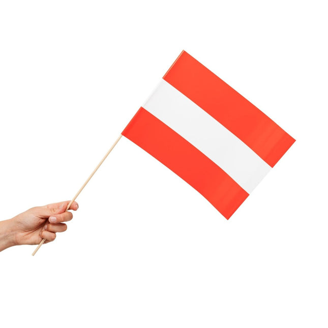 Oostenrijk Vlag 10st van WeFiesta koop je bij Partywinkel