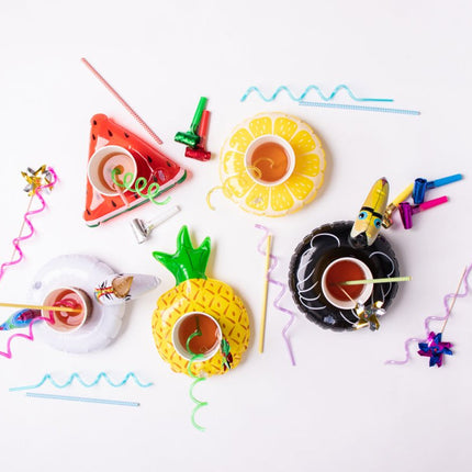 Opblaas Unicorn Bekerhouder 37cm van Folat koop je bij Partywinkel