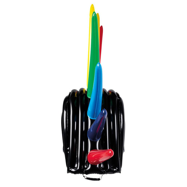 Opblaasbaar Spikes Helm 52cm van Boland koop je bij Partywinkel