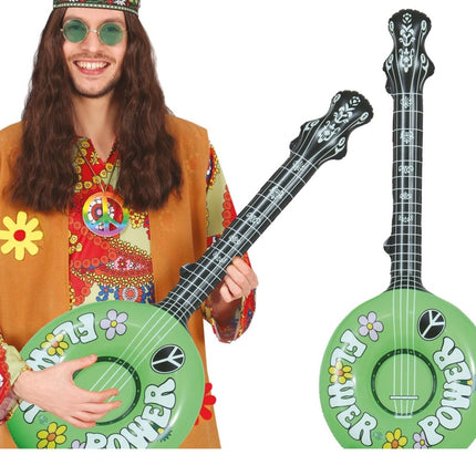Opblaasbare Banjo Groen 83cm - Partywinkel - 8434077180723