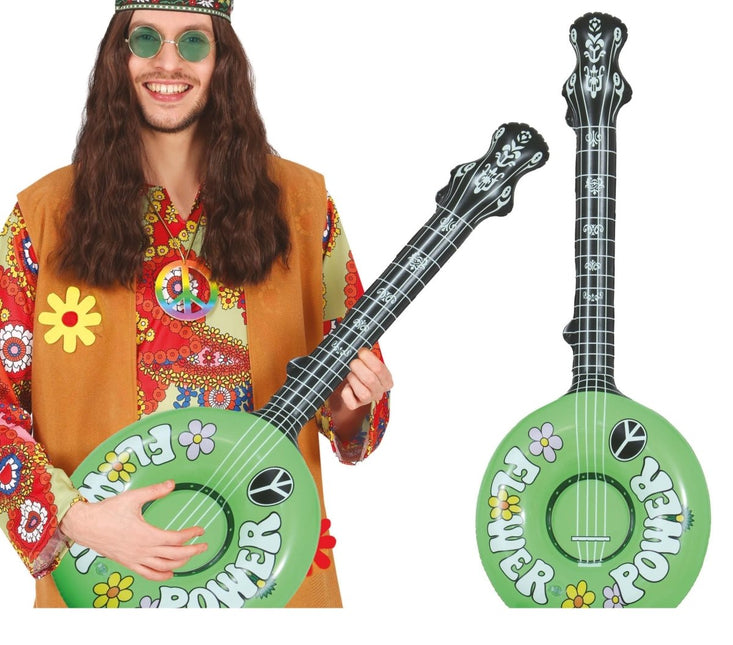 Opblaasbare Banjo Groen 83cm - Partywinkel - 8434077180723