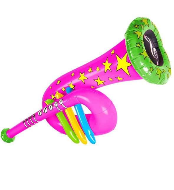 Opblaasbare Tuba Roze van Widmann koop je bij Partywinkel