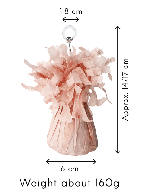 Oranje Ballon Gewicht Pastel 160gr - Partywinkel - 8716764255960