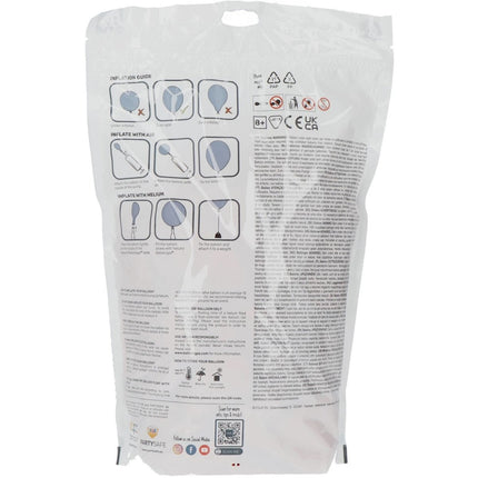 Oranje Ballonnen Metallic Marigold Orange 33cm 100st van Folat koop je bij Partywinkel