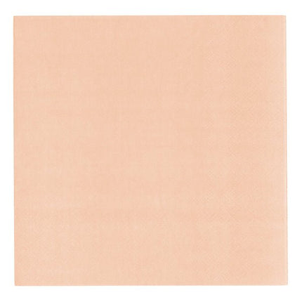 Oranje Cantaloupe Servetten 3 Laags 33cm 20st van Riethmueller koop je bij Partywinkel