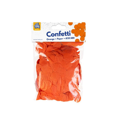 Oranje Confetti 50gr van Paper Dreams koop je bij Partywinkel