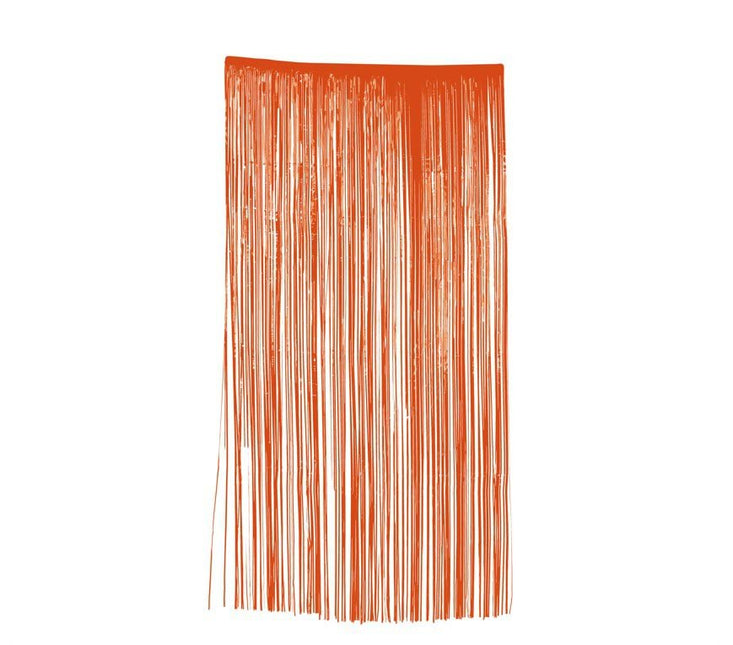 Oranje Deurgordijn Folie 2m - Partywinkel - 8434077199633