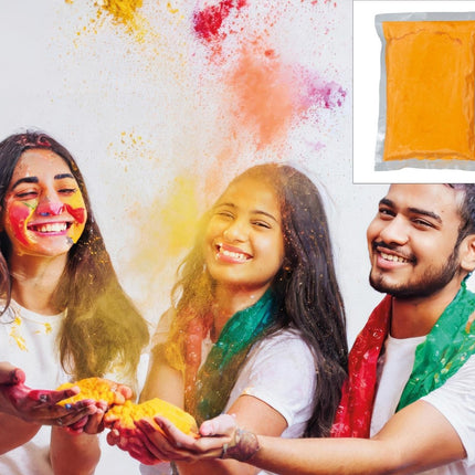 Oranje Holi Poeder 200gr - Partywinkel - 8434077140314