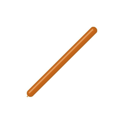 Oranje Modelleerballonnen 7,5cm 150cm 100st van Balloonia koop je bij Partywinkel