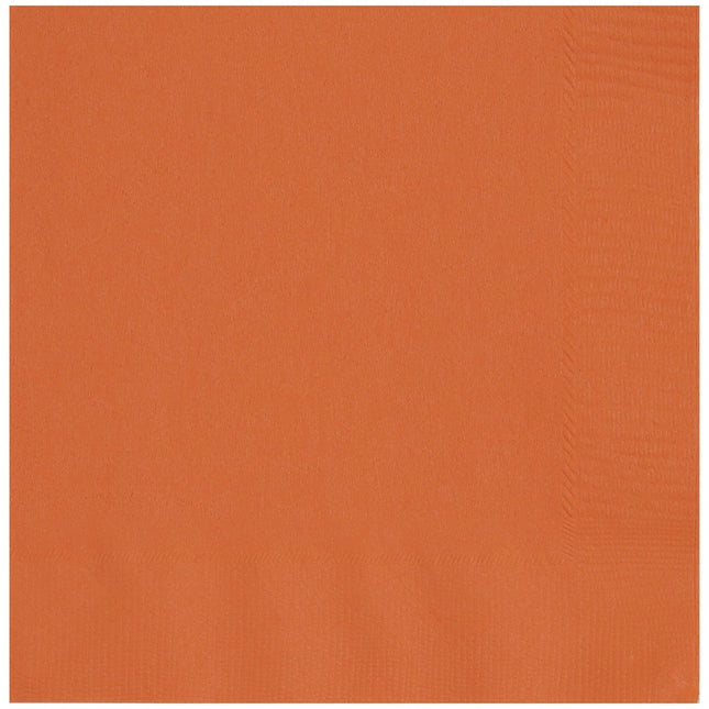 Oranje Servetten 2 Lagen 25cm 20st van Unique koop je bij Partywinkel