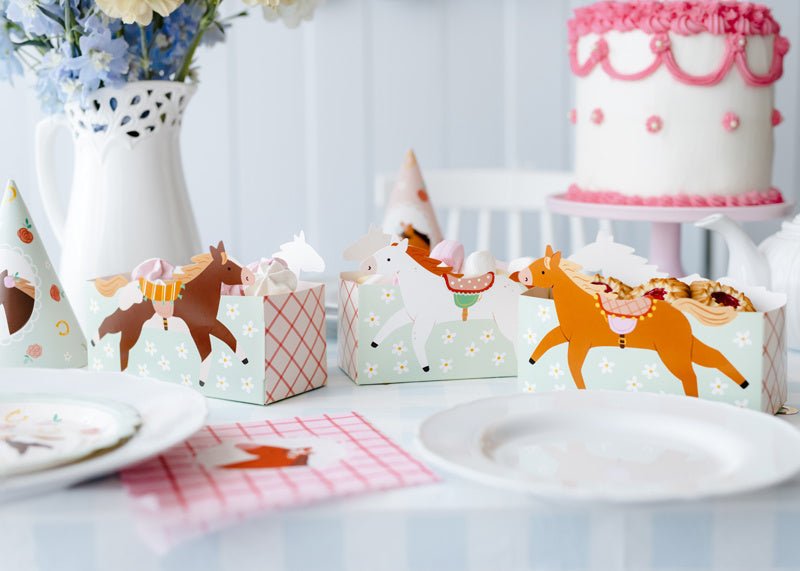 Paard Snackbakje 3st van Partydeco koop je bij Partywinkel