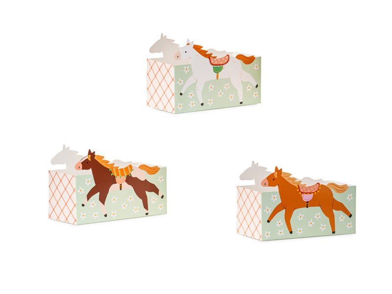 Paard Snackbakje 3st van Partydeco koop je bij Partywinkel