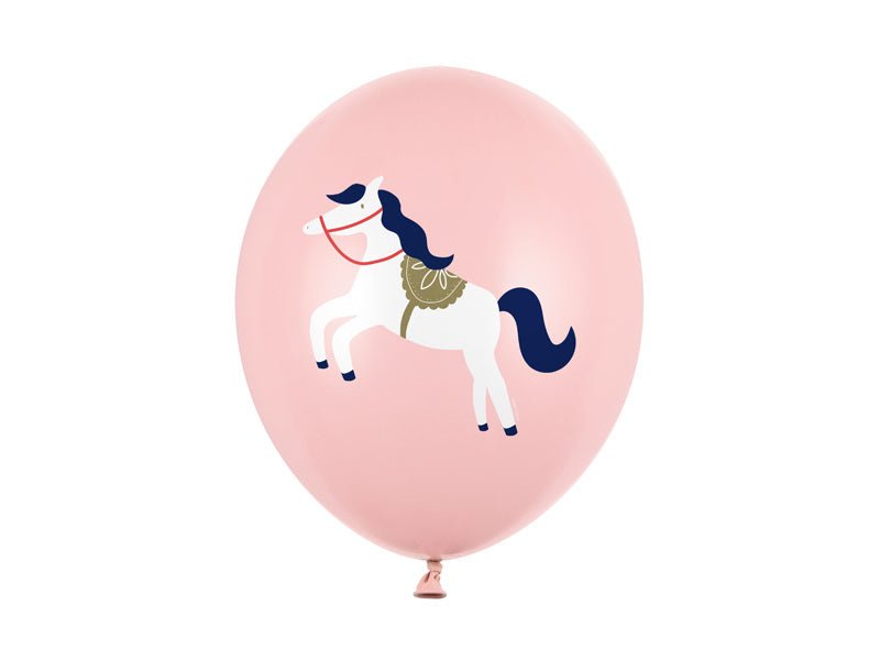 Paarden Ballonnen 30cm 6st van Partydeco koop je bij Partywinkel