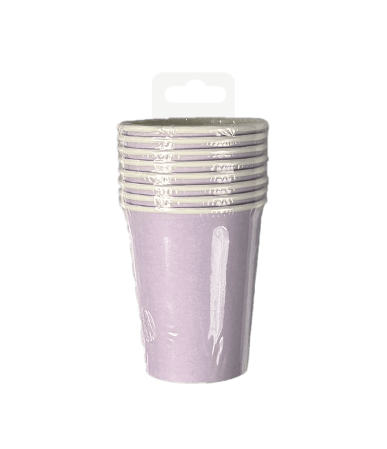 Paars Bekers 7cm 8st van Paper Dreams koop je bij Partywinkel