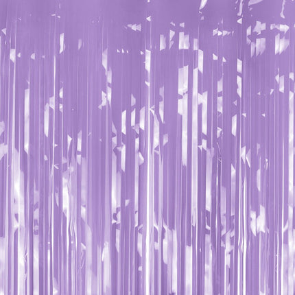 Paars Deurgordijn Metallic Folie 2m van Partydeco koop je bij Partywinkel