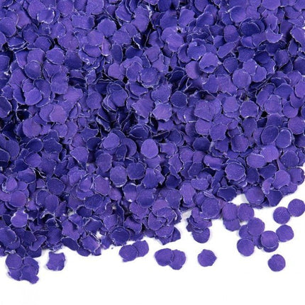 Paarse Confetti 1cm 1kg van WeFiesta koop je bij Partywinkel