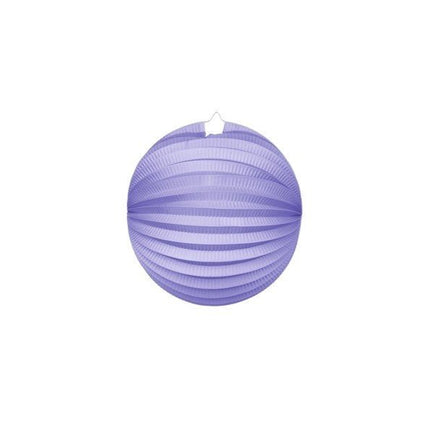 Paarse Lampion 25cm van WeFiesta koop je bij Partywinkel
