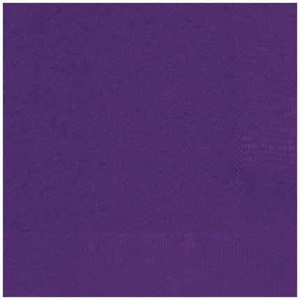 Paarse Servetten 2 Laags 33cm 20st van Unique koop je bij Partywinkel