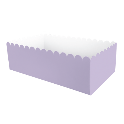 Paarse Snackbakje 12,5cm 8st van Paper Dreams koop je bij Partywinkel