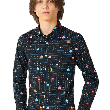 PAC - MAN Overhemd Jongen Tiener OppoSuits van OppoSuits koop je bij Partywinkel