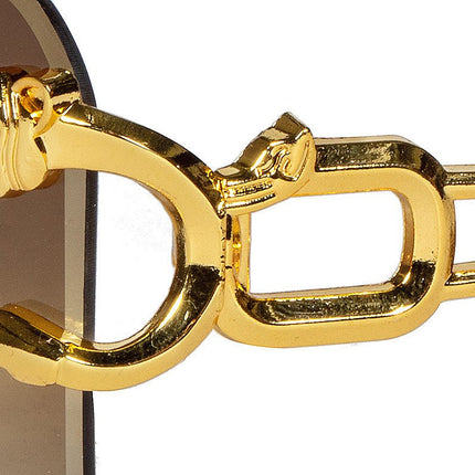 Panter Bril Goud van Wilbers & Wilbers koop je bij Partywinkel