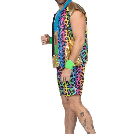 Panter Trainingspak Fout Gekleurd Heren Kort van Wilbers & Wilbers koop je bij Partywinkel