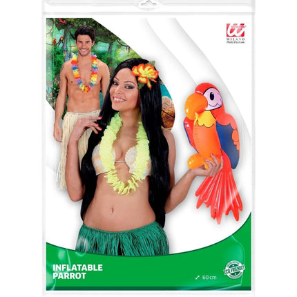 Papegaai Opblaas 60cm van Widmann koop je bij Partywinkel