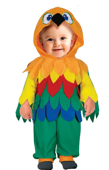Papegaaien Kostuum Regenboog Baby Onesie van Fiestas Guirca koop je bij Partywinkel